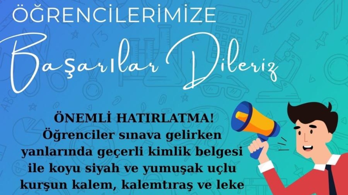 İLKÖĞRETİM VE ORTAÖĞRETİM KURUMLARI BURSLULUK SINAVI HAKKINDA HATIRLATMA!