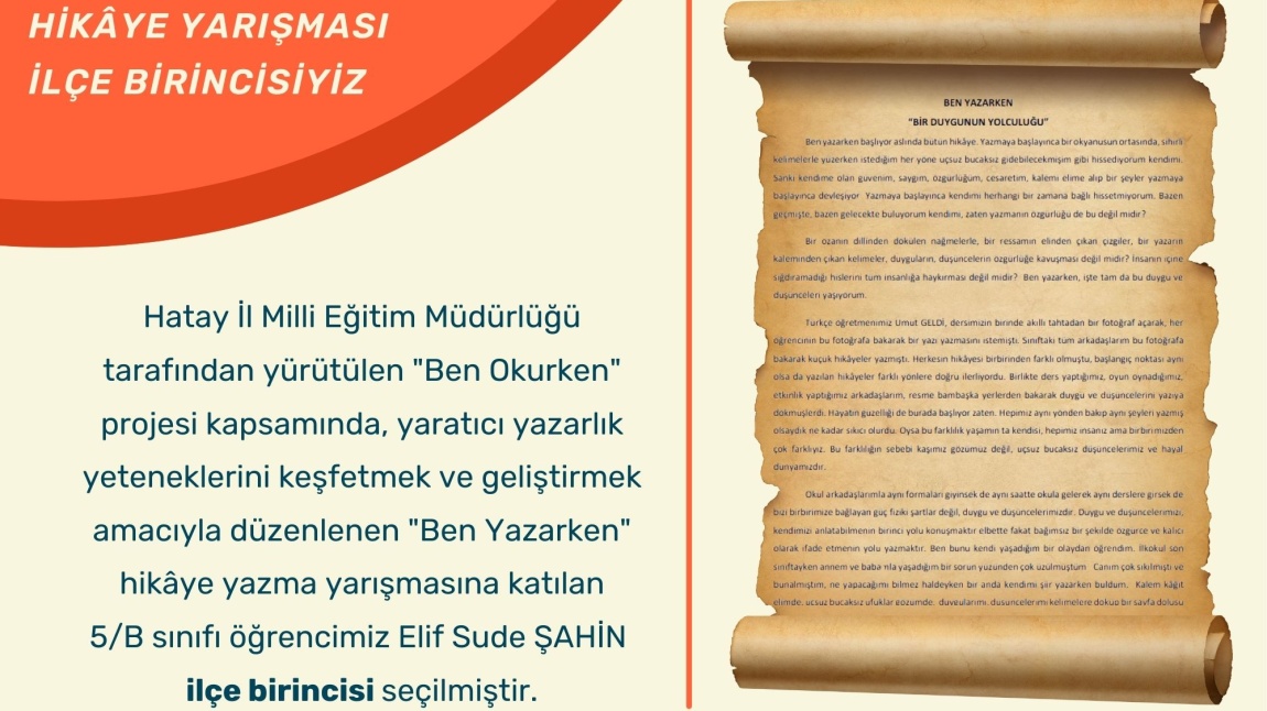 CUMHURİYET ORTAOKULUNDAN BİR DERECE DAHA